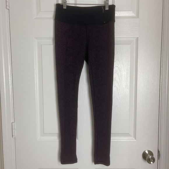 CALIA by Carrie Underwood Purple Print Leggings Women Size S - Picture 1 of 6